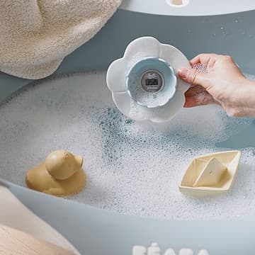 BÉABA - Thermomètre de Bain Lotus - Green Blue