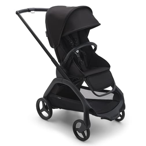 Bugaboo - Poussette Citadine Complète Dragonfly Châssis Noir - Nuit Noire