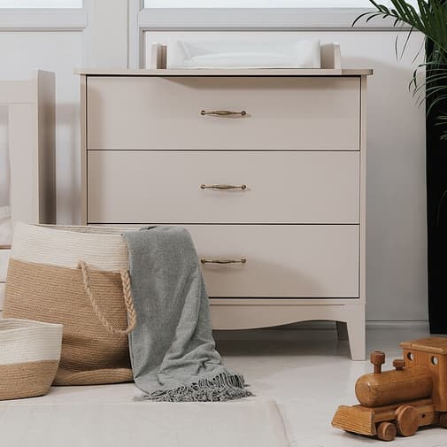 Nina Bien - Plan à Langer Lille - Beige Cachemire