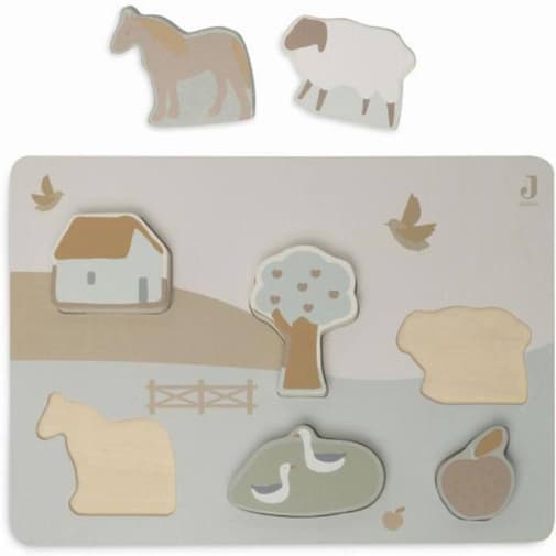 Jollein - Puzzle en bois Farm