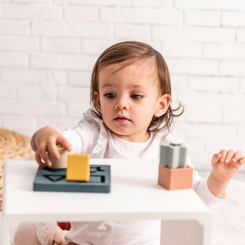 Nattou - Puzzle en silicone à encastrer