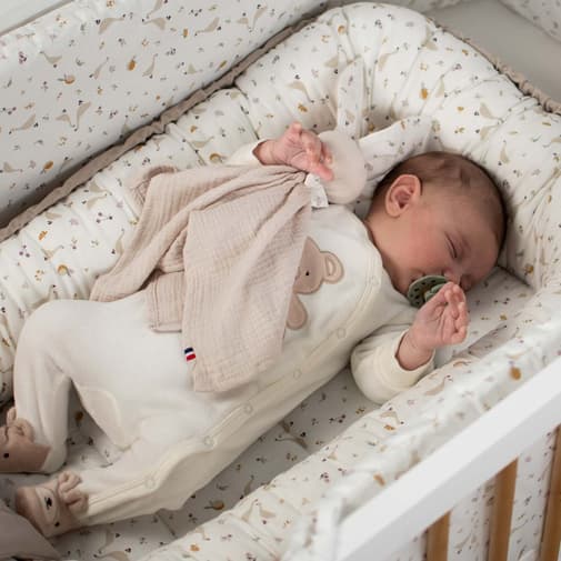 Sevira Kids - Cocon bébé matelassé nid réducteur de lit