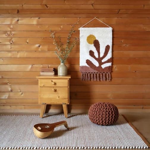 Nattiot - Déco Murale Coton Fait Main Botanica Multicolore