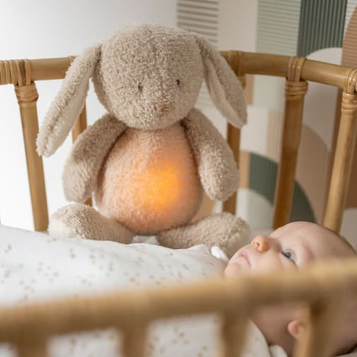 Nattou - Peluche veilleuse Sleepy Teddy Lapin Beige