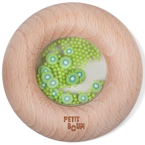 Petit Boum - Hochet sensoriel Sensory Donut Kiwis