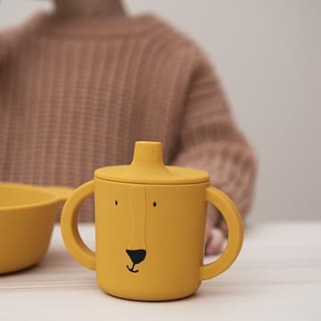 Trixie - Tasse d'Apprentissage en Silicone - Mr. Lion