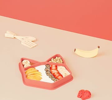 Babymoov - Assiette en Silicone ISY - Renard