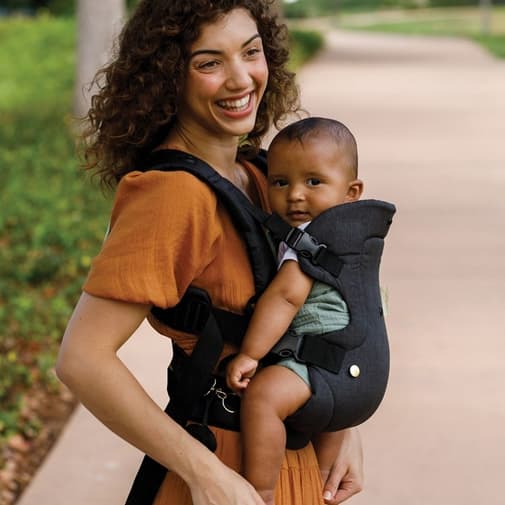 Infantino - Porte-bébé Flip 4 en 1 en denim noir/or - Noir