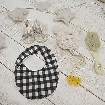 Babyshower - Attache Tétine - Mouton Blanc
