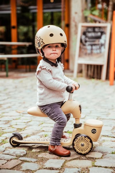 Scoot And Ride - Scoot & Ride - Trottinette 2 en 1 Léopard