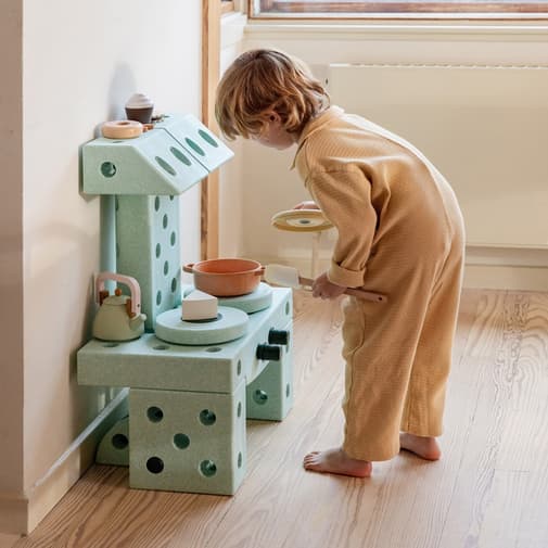 MODU - Jeu de Construction Evolutif Dreamer - Ocean Mint & Forest Green