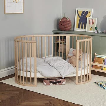 Stokke - Drap Housse Sleepi V3 Blanc - 69,8 x 136,4 cm