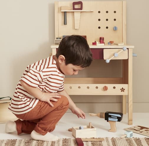 Kid's Concept - Etabli en bois Kid's Hub
