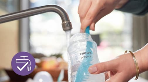 Avent - Goupillon pour biberons et tétines - Bleu - Bleu