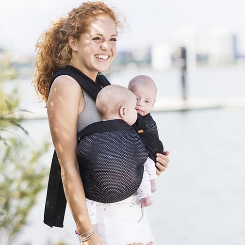 Minimonkey - Porte bébé pour jumeaux Twin mesh