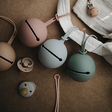 Mushie - Boîte de Rangement Tétines - Dried Thym