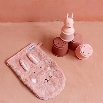 Trixie Baby - Jouet de Bain à Empiler - Mrs. Rabbit