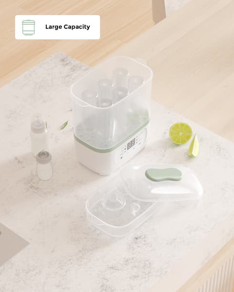 Momcozy - Stérilisateur à vapeur 8 en 1 pour biberons