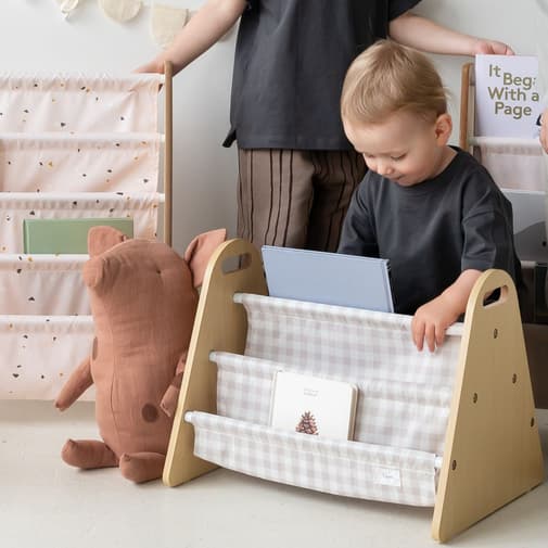 3 sprouts - Bibliothèque double face Vichi Beige