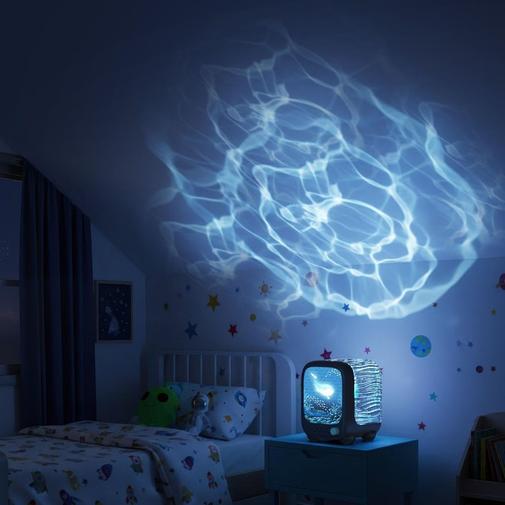 MOB - Veilleuse et enceinte sans fil Wavy Light Abyss