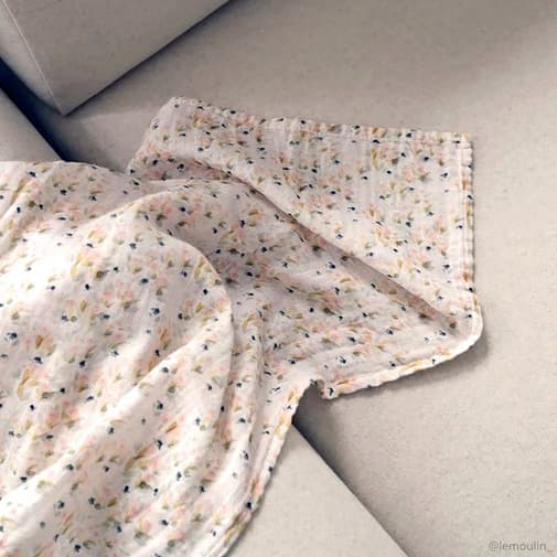 Charlie Crane - Lot de 2 langes bébé DOLI