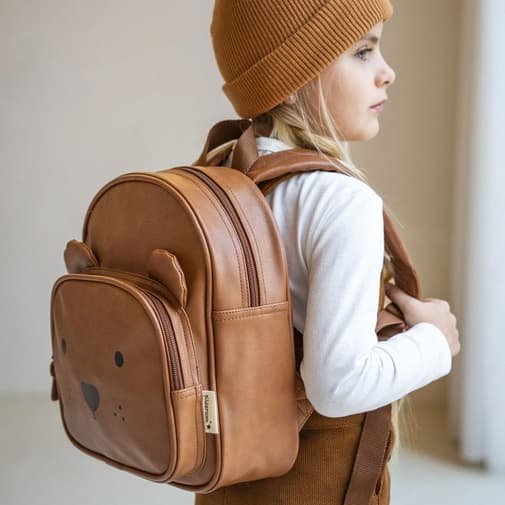 Kidzroom - Sac à dos enfant sable ourson camel 29
