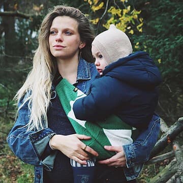 Wildride - Porte-bébé pour Grand Enfant - Green Graphique