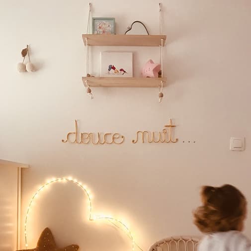 Padam Padam - Décoration murale dorée (personnalisable)