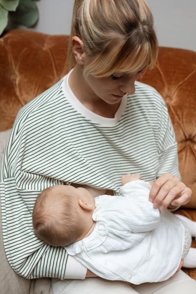 You&Milk - Sweat d'allaitement Mama in green