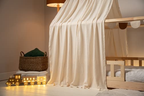 Mon Lit Cabane - - Lit Cabane K 90x190cm - Bois Naturel