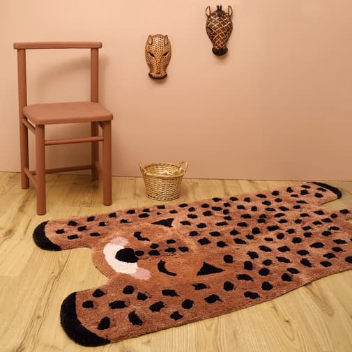 Nattiot - Tapis Little Cheetah (65 x 125 cm)