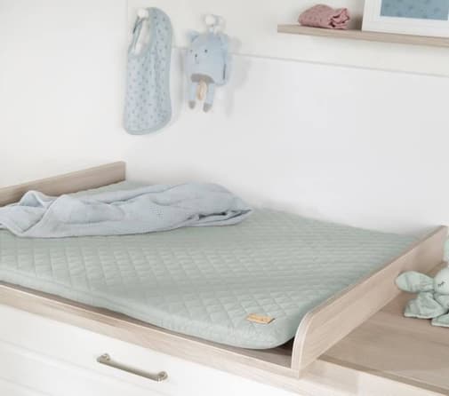 Roba - Matelas À Langer Déperlant Et Nettoyable Roba Style Vert Givré
