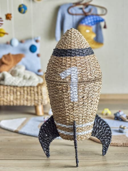 Bloomingville - Panier fusée jonc de mer H68,5cm