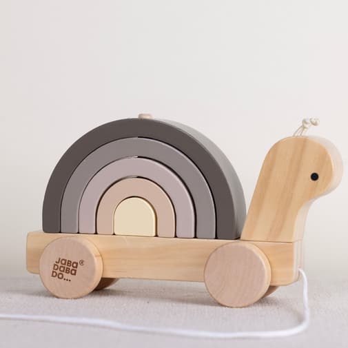 Jabadabado - Escargot en bois à tirer