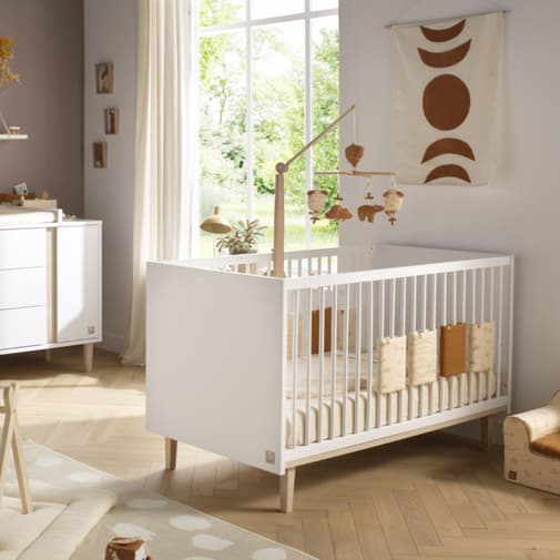 Sauthon - Little Big Bed Evolutif Paloma Blanc Neige - 70 x 140 cm