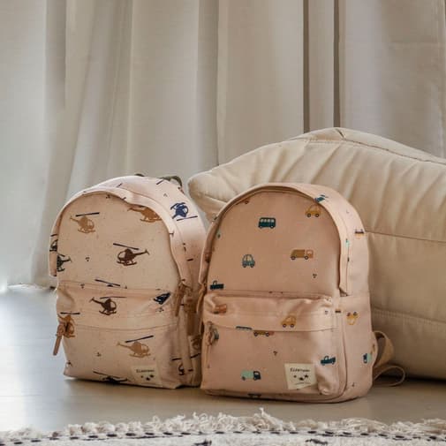 Kidzroom - Sac à dos enfant Sweet Cuddles Voitures beige (31 cm)