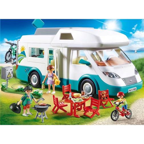 Playmobil - Family Fun - Famille Et Camping-car 70088 Multicolore