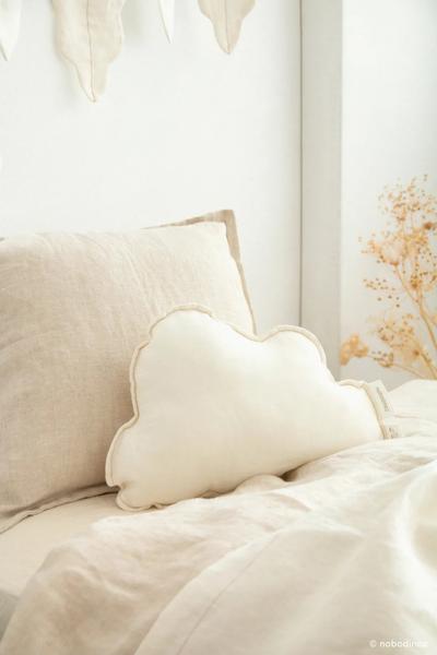 Nobodinoz - Nobodinoz - Coussin nuage - Lin Français