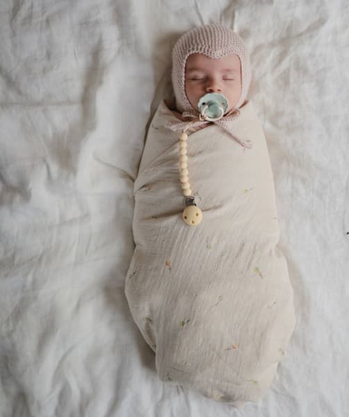 Mushie - Attache sucette Hera Pale Yellow