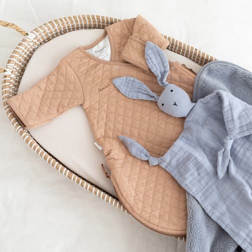 Bemini - Gigoteuse Avec Moufles Mi-saison - Tog 1.5 Matelassé Confort Beige