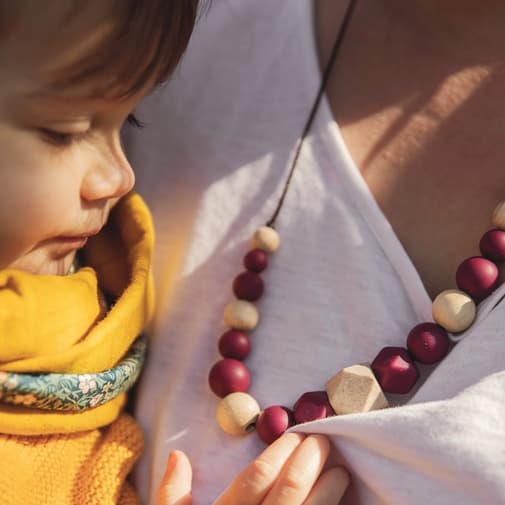 Mawen Materne - Collier d'allaitement - raisin