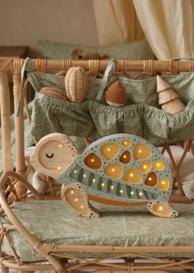 Little Lights - Lampe veilleuse tortue galapagos sauge