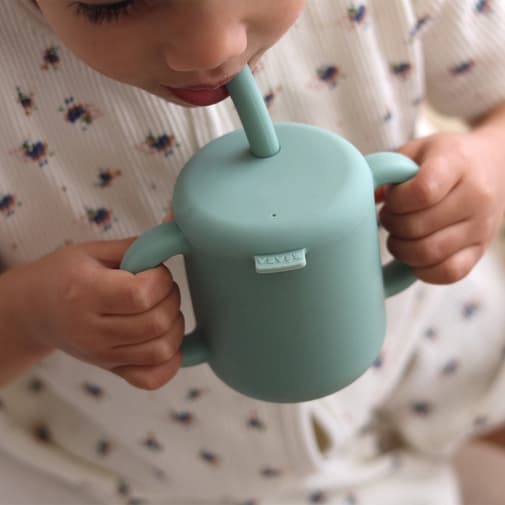 Béaba - Tasse à Paille en silicone