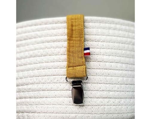 Papate - Attache Tétine En Coton Bio Honey
