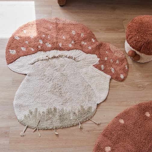 Lorena Canals - Tapis lavable Bolet (120 x 120 cm)