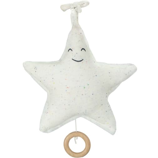 Trois Kilos Sept - Peluche musicale à suspendre Bérangère étoile Au Large de Nova (21 cm)