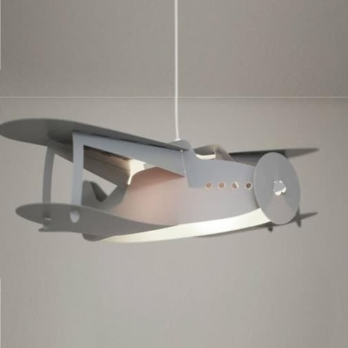 R&M Coudert - Suspension enfants Avion Gris 50cm