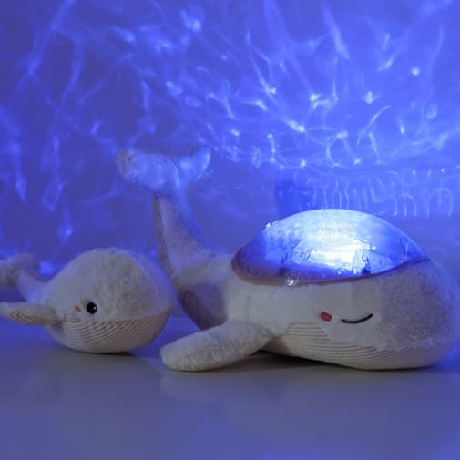 Cloud B - Veilleuse peluche Tranquil Baleine