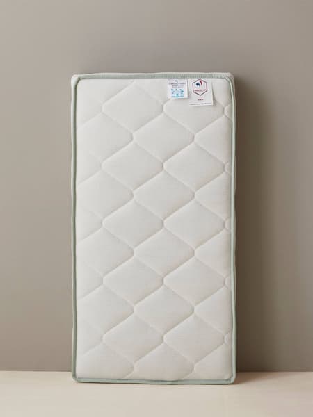 Vertbaudet - Matelas bébé thermorégulateur traité Passerelle® blanc