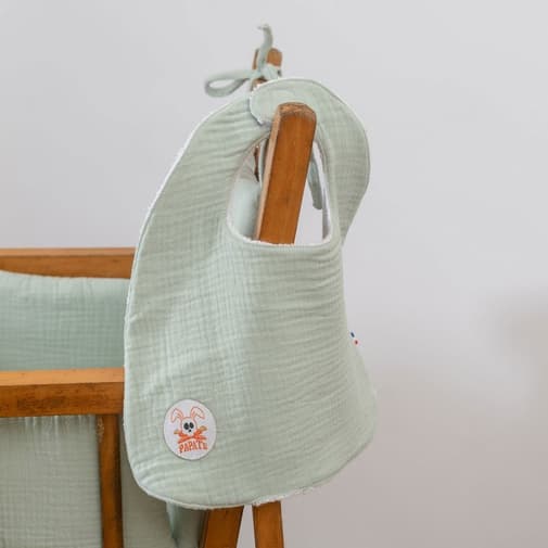 Papate - Bavoir En Coton Bio Vert